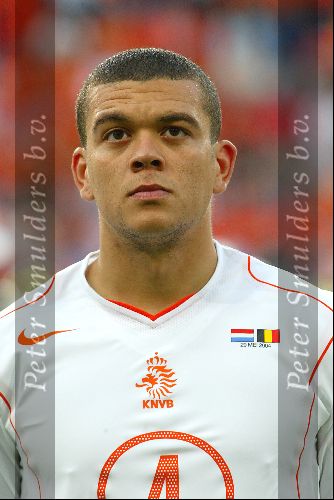 Eindhoven 29 Mei 2004
Nederland-Belgie, eindstand 0-1
Vriendschappelijke wedstrijd op weg naar Europees Kampioenschap 2004 in portugal
Wilfred Bouma