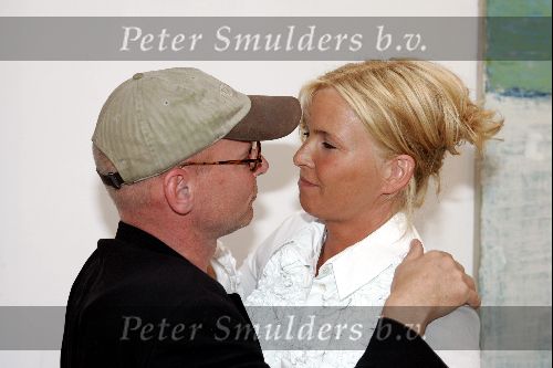 Laren 16 mei 2004
Presentatie boek Sjoerd Pleijsier.  Sjoerd metAnita Witsier