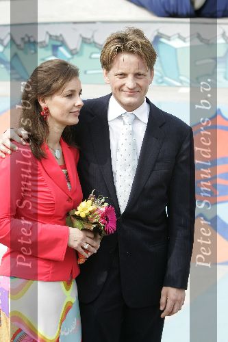 Scheveningen 30 april 2005
Koningin Beatrix viert 25 jarig jubileum.
Prins Pieter Christiaan en Anita