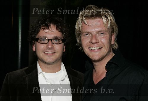 Amsterdam 19 mei 2005
Presentatie cd  Bastiaan Ragas.
Bastiaan met Guus Meeuwis