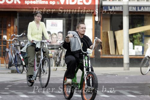 Amsterdam 1 mei 2005
Brainpower op speciale fiets