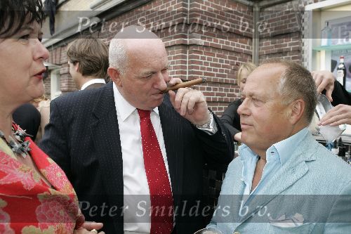 Amsterdam 25 mei 2005
Presentatie blad Rich in Amstel Hotel.
Joop Braakhekke met Cas Spijkers (sigaar) en vrouw