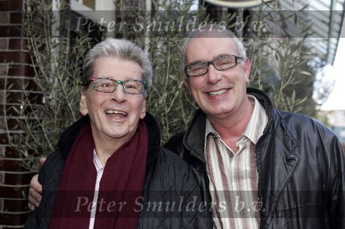 Amsterdam 11 mei 2005
Frans Molenaar feestje 65 jaar bij Le garage.
Friso Wiegersma met vriend
