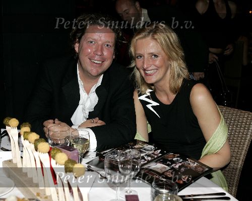 Hilversum 22 mei 2005
Coiffure awards bij studio 21 .
Henkjan Smits met vrouw