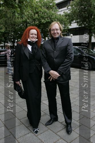 Hilversum 22 mei 2005
Coiffure awards bij studio 21 .
Jan Arntzen met zus