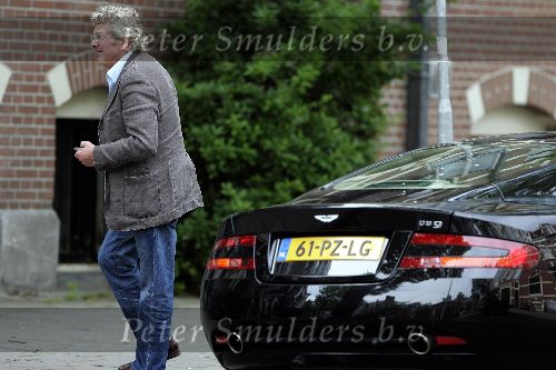 Amsterdam 25 mei 2005
Jan des Bouvrie met Aston Martin db9