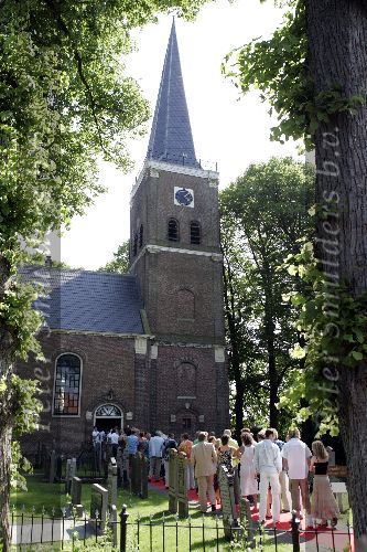 Langweer 28 mei 2005
Trouwen Yvonne Jaspers en Pieter v d Beukering.
kerk