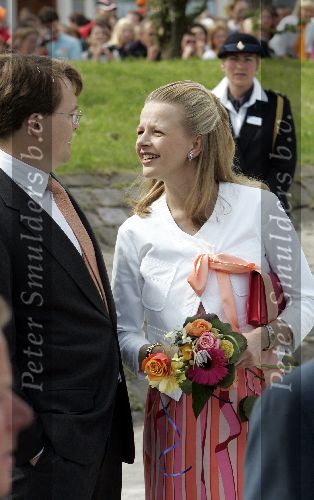 Scheveningen 30 april 2005
Koningin Beatrix viert 25 jarig jubileum.
Prins Friso en Mabel Wisse Smit