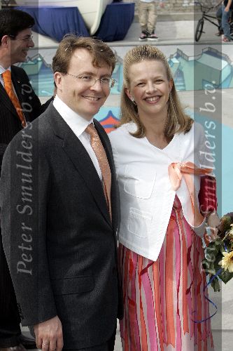 Scheveningen 30 april 2005
Koningin Beatrix viert 25 jarig jubileum.
Prins Friso en Mabel Wisse Smit
