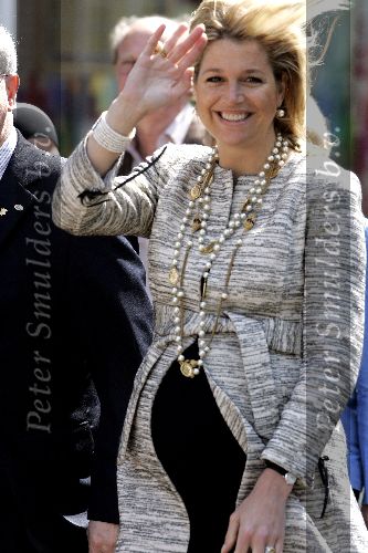 Den Bosch 19 mei 2006
Maxima zwanger op bezoek bij school
