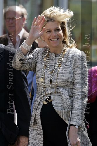 Den Bosch 19 mei 2006
Maxima zwanger op bezoek bij school