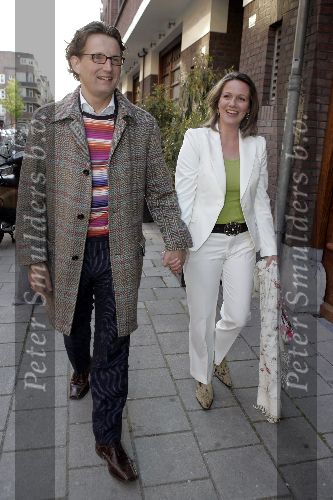 Amsterdam 11 mei 2005
Frans Molenaar feestje 65 jaar bij Le garage.
Prins Bernhard jr en Prinses Annette