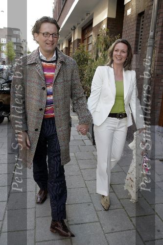 Amsterdam 11 mei 2005
Frans Molenaar feestje 65 jaar bij Le garage.
Prins Bernhard jr en Prinses Annette