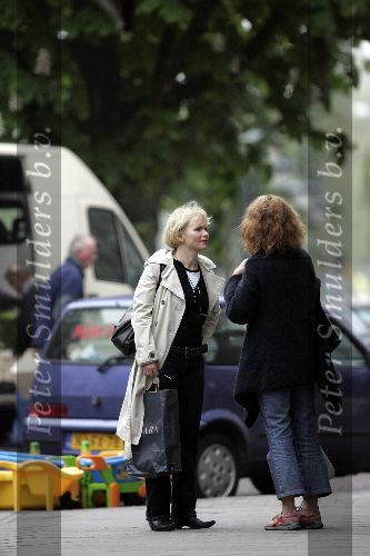 Amsterdam 3 mei 2005
Renee Soutendijk op Cornelis Schuytstraat