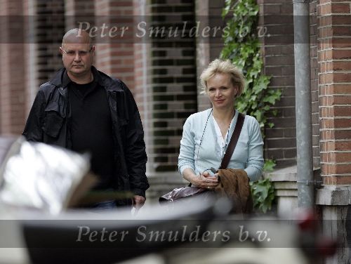 Amsterdam  26 mei 2005
Renee Soutendijk met man in Amsterdam.