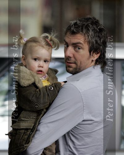 Amsterdam 7 mei 2005
Ruud de Wild met zijn dochter Toy travis