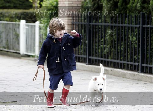 Amsterdam 11 mei 2005
Thijmen Oerlemans met hond evert