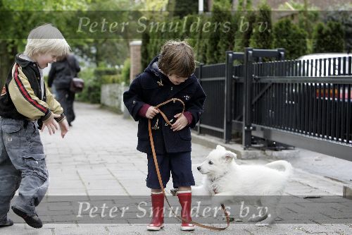 Amsterdam 11 mei 2005
Thijmen Oerlemans met hond evert