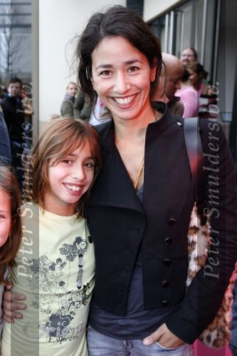 Scheveningen 25 oktober 2006
Premiere Kus in het circustheater.Annemarie Engelkes met dochter  .