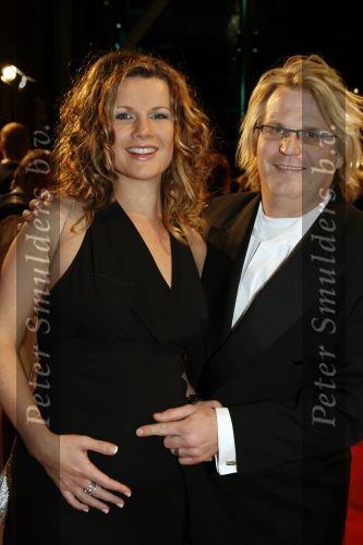 Amsterdam 20 oktober 2006
Uitreiking televizierring in het ij theater.
Annette Barlo zwanger met vriend Frank Timmer