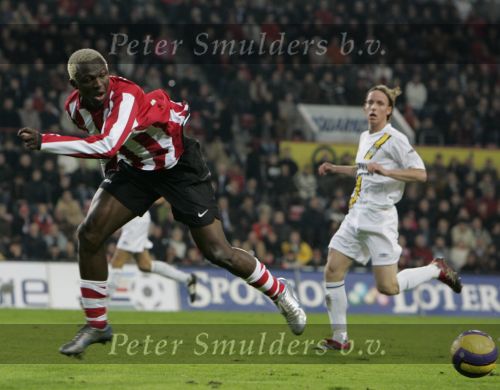 Eindhoven, 4 November 2006 Kompetitiewedstrijd PSV-NAC Eindstand 3-0 Seizoen 2006/2007
Arouna Kone