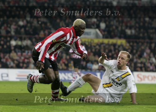 Eindhoven, 4 November 2006 Kompetitiewedstrijd PSV-NAC Eindstand 3-0 Seizoen 2006/2007
Arouna Kone