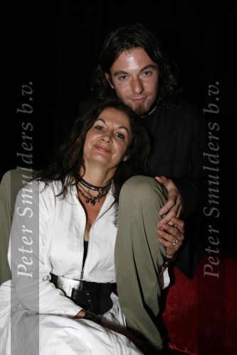 Amsterdam 24 oktober 2006
Miss verkiezing proefdiervrij in Odeon.
Belinda Meuldijk met haar vriend Thierry Duval