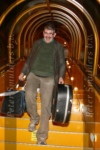 Eindhoven 11 November 2006 
Bennie Jolink terug uit Afganistan bij zijn aankomst op vliegbasis Eindhoven. Bennie met gekortwiekt haar