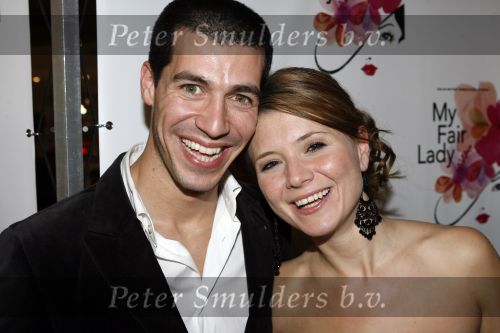 Apeldoorn 2 november 2006
Premiere My fair lady met Celine Purcell en Thom Hoffman.
 Celine en haar vriend Oren Schrijver