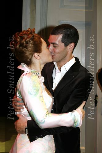 Apeldoorn 2 november 2006
Premiere My fair lady met Celine Purcell en Thom Hoffman.
Celine met haar vriend Oren Schrijver