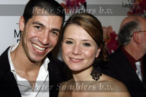 Apeldoorn 2 november 2006
Premiere My fair lady met Celine Purcell en Thom Hoffman.
 Celine en haar vriend Oren Schrijver