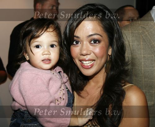 Den Bosch 22 oktober 2006
Premiere Grease.
Cystine Carreon met haar dochtertje
Peter Smulders bv