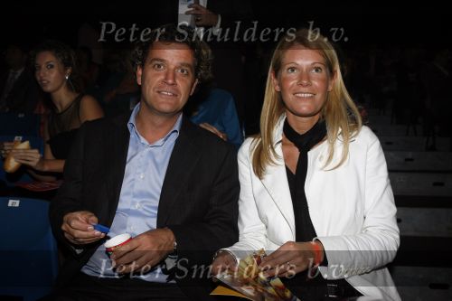Rotterdam 26 oktober 2006
Premiere Holiday on ice.
Eric v Stade met vrouw