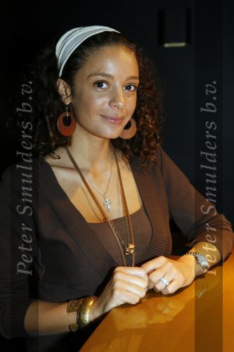 Amsterdam 24 oktober 2006
Miss verkiezing proefdiervrij in Odeon.
Fajah Lourens.