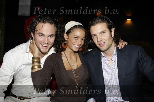 Amsterdam 24 oktober 2006
Miss verkiezing proefdiervrij in Odeon.
Joris Putman Fajah Lourens en Bas MUYS