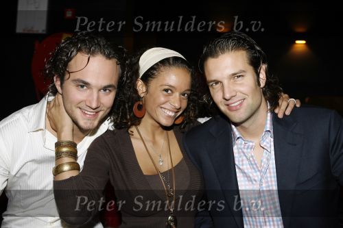 Amsterdam 24 oktober 2006
Miss verkiezing proefdiervrij in Odeon.
Joris Putman Fajah Lourens en Bas MUYS