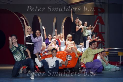 Den Bosch 22 oktober 2006
Premiere Grease in theater de parade.
Jim Bakkum en Bettina Holwerda.