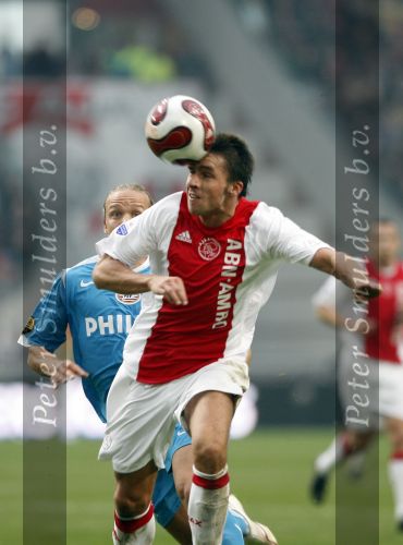 Amsterdam 12 november 2006
AJAX-PSV 0-1 in de arena. Mika Vayrynen en Grygera
Peter Smulders bv
