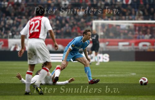 Amsterdam 12 november 2006
AJAX-PSV 0-1 in de arena. Jan Kromkamp
Peter Smulders bv
