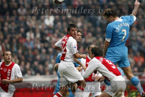 Amsterdam 12 november 2006
AJAX-PSV 0-1 in de arena. Jan Kromkamp
Peter Smulders bv