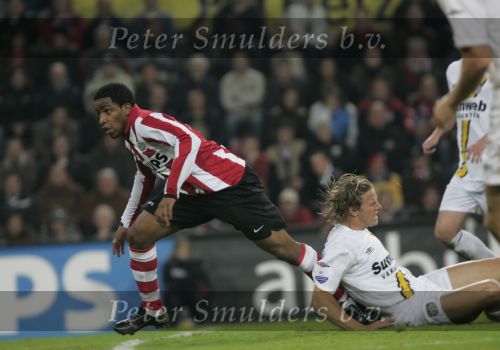 Eindhoven, 4 november 2006
Kompetitiewedstrijd PSV-NAC, eindstand 3-0
Seizoen 2006/2007 
De man van de twee doelpunten, Jefferson Farfan