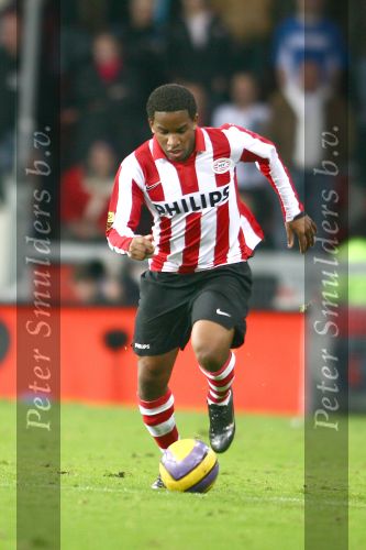 Eindhoven, 25 November Kompetitiewedstrijd PSV-FC Utrecht, eindstand 5-0  Seizoen 2006/2007
Jefferson Farfan was goed voor 2 doelpunten