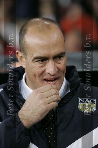 Eindhoven, 4 November 2006 Kompetitiewedstrijd PSV-NAC Eindstand 3-0  Seizoen 2006/2007
NAC-assistent-trainer John Karelse