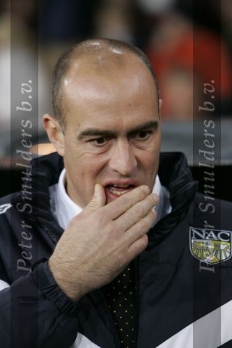 Eindhoven, 4 November 2006 Kompetitiewedstrijd PSV-NAC Eindstand 3-0  Seizoen 2006/2007
NAC-assistent-trainer John Karelse