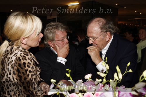 Apeldoorn 2 november 2006
Premiere My fair lady met Celine Purcell en Thom Hoffman.
 Joop v d Ende en Jan des BOUVRIE