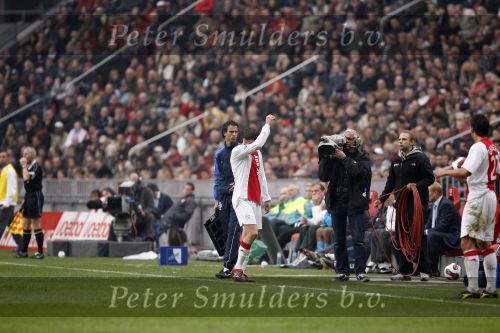 Amsterdam 12 november 2006
AJAX-PSV 0-1 in de arena. wissel Klaas Jan Huntelaar
Peter Smulders bv