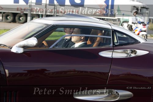 Zeewolde 1 november 2006
Koning Abdullah Koningin Rania en Koningin Beatrix op bezoek bij de spyker fabriek waar ze rondgeleid worden door Viktor Muller.