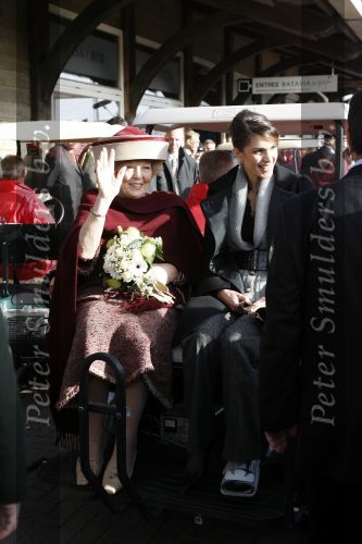 Lelystad 1 november 2006
Koning Abdullah van Jordanie en zijn vrouw Koningin Rania samen met koningin Beatrix op bezoek bij de Batavia.