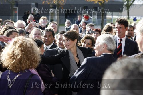 Lelystad 1 november 2006
Koning Abdullah van Jordanie en zijn vrouw Koningin Rania samen met koningin Beatrix op bezoek bij de Batavia.