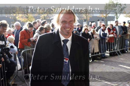Lelystad 1 november 2006
Koning Abdullah van Jordanie en zijn vrouw Koningin Rania samen met koningin Beatrix op bezoek bij de Batavia.